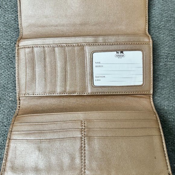 VINTAGE COACH LEATHER WALLET - Picture 3 of 5